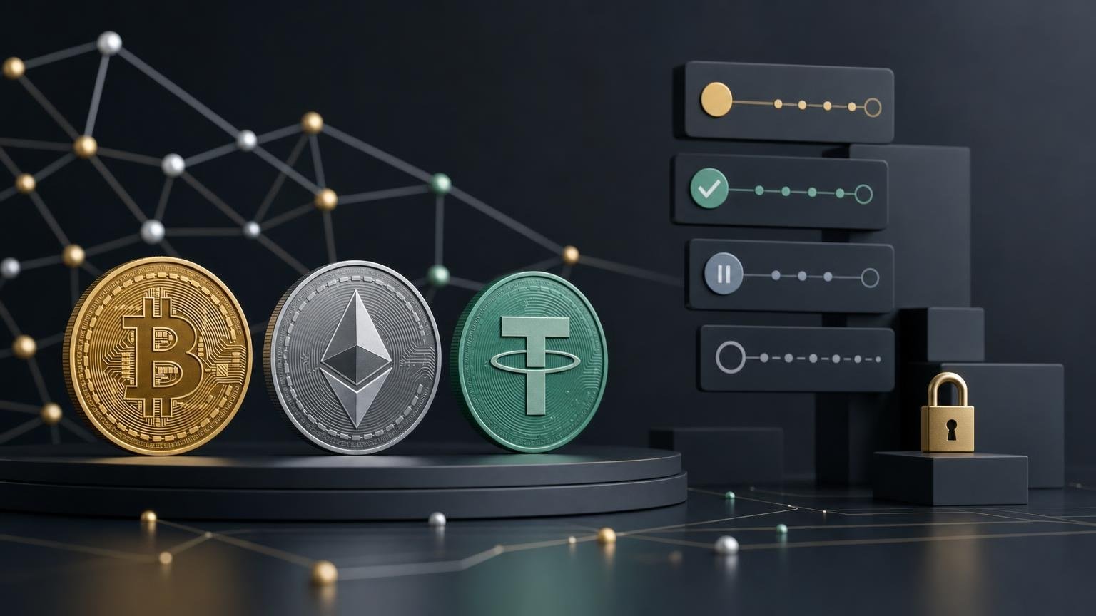 A beginner reviewing the status, network, recipient address and transaction ID of a cryptocurrency exchange order